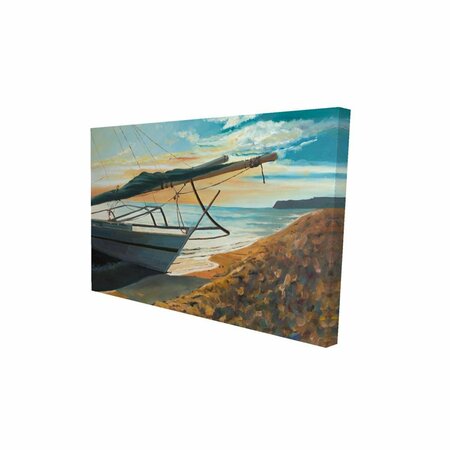 FONDO 20 x 30 in. Peaceful Seaside-Print on Canvas FO2788520